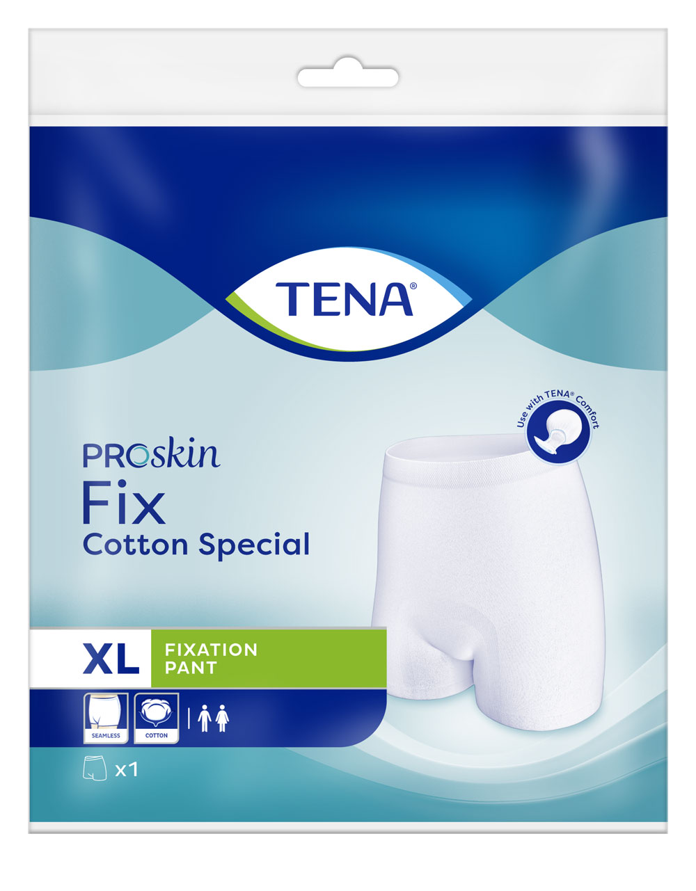 TENA Fix Cotton Special - hochwertige unterwäscheartige Fixierhose XL