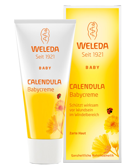 Weleda Calendula Baby Wundschutzcreme für den Windelbereich - 75ml Tube