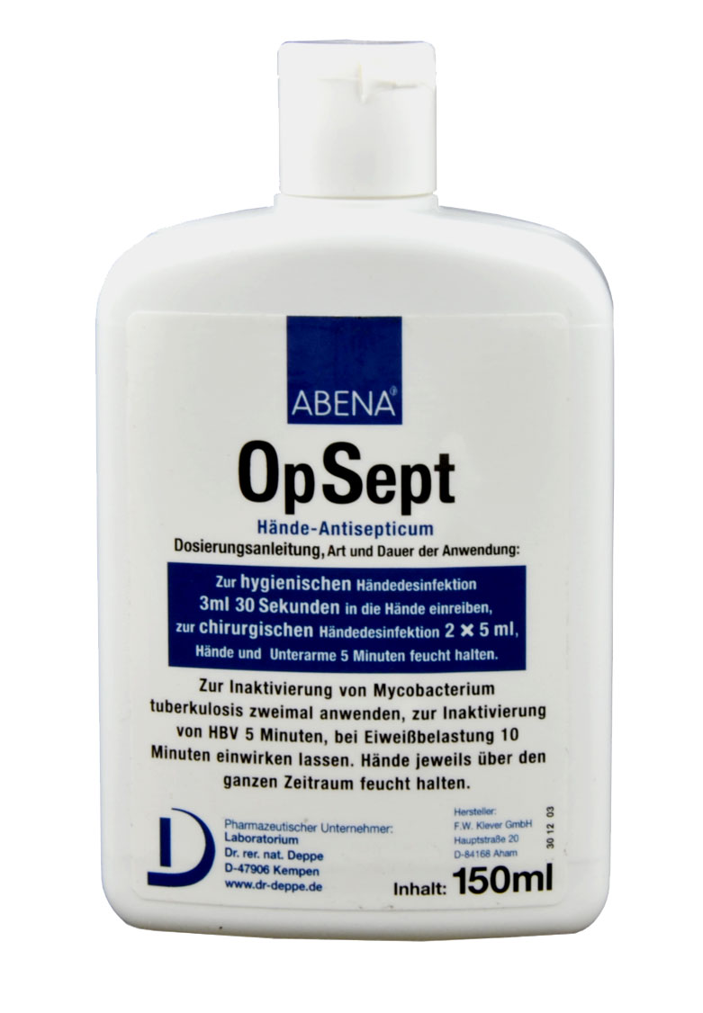 Abena OpSeptBasic - Haut & Händedesinfektion - 150ml Taschenflasche