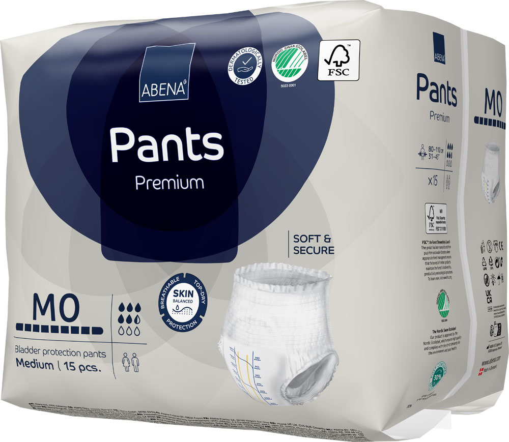ABENA Pants Premium ZERO Medium (M0) 6x15 (90 Stück)