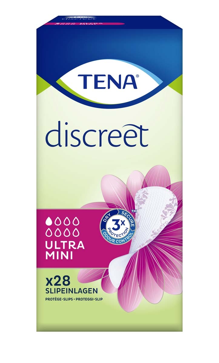 TENA Lady Discreet - ULTRA MINI - Blasenschwäche Einlagen (10x28 Stück)