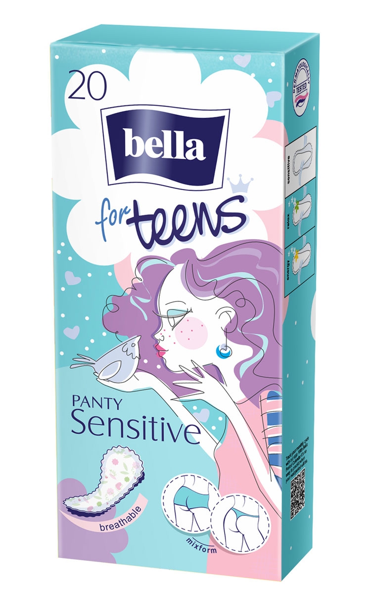 Bella für Teens Slipeinlagen (SENSITIVE) - 20 Stück Pack