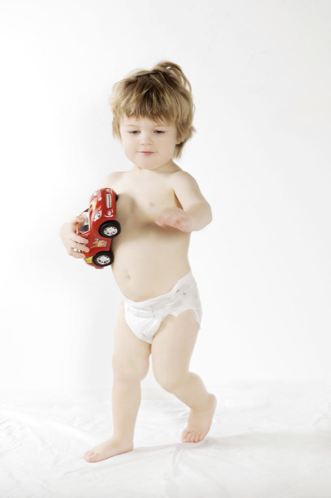 Naty Ökowindeln in aktion