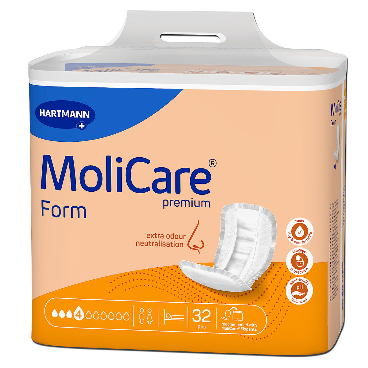 HARTMANN MoliCare® Premium Form NORMAL PLUS 4 Tr. (Inkontinenzvorlage) - 4x32 Stück