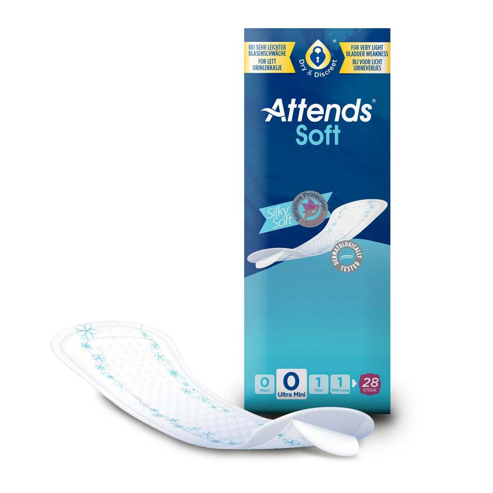 ATTENDS Soft 0 Ultra Mini - Inkontinenzeinlagen - 28 Stück