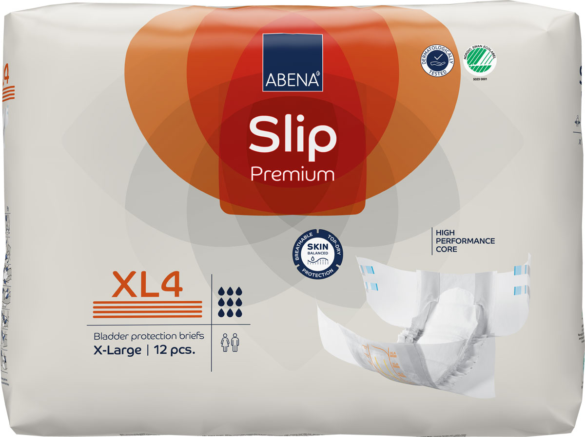 ABENA Slip Premium Gr. XL4 - extra saugstarke Windeln  (12 St. Einzelpack)