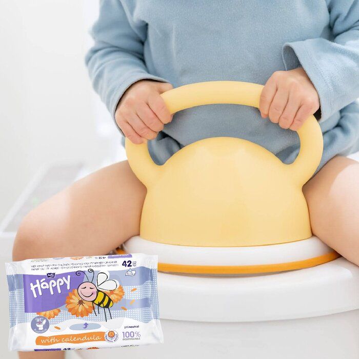 Bella Happy - feuchtes Toilettenpapier mit Calendula - 42 Tücher Bella Happy - feuchtes Toilettenpapier mit Calendula - 42 Tücher