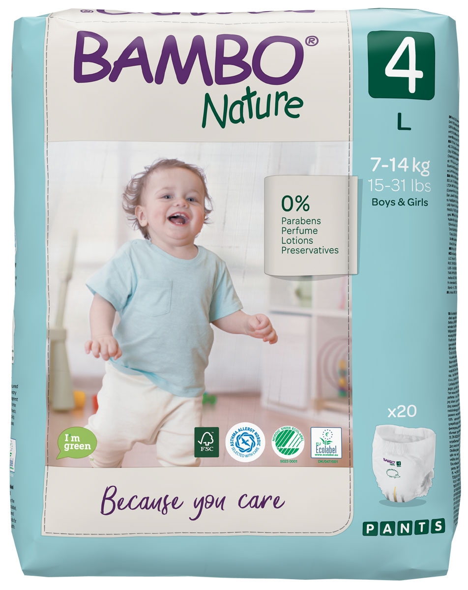Bambo NATURE - Training Pants  Gr. 4 MAXI [L] - (20 St. Einzelpack)