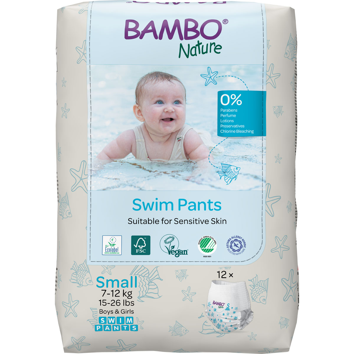 Bambo Nature Schwimmwindeln für Kinder Gr. S - 12 Stück Pack Bambo Nature Schwimmwindeln für Kinder Gr. S - 12 Stück Pack