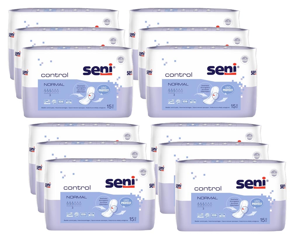 SENI Control NORMAL - Inkontinenzeinlagen - (12x15 Stück Karton)