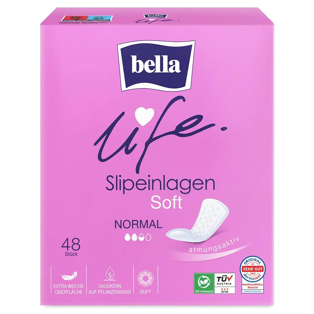 Bella Slipeinlagen Soft NORMAL mit Frischeduft - 48 St. Pack