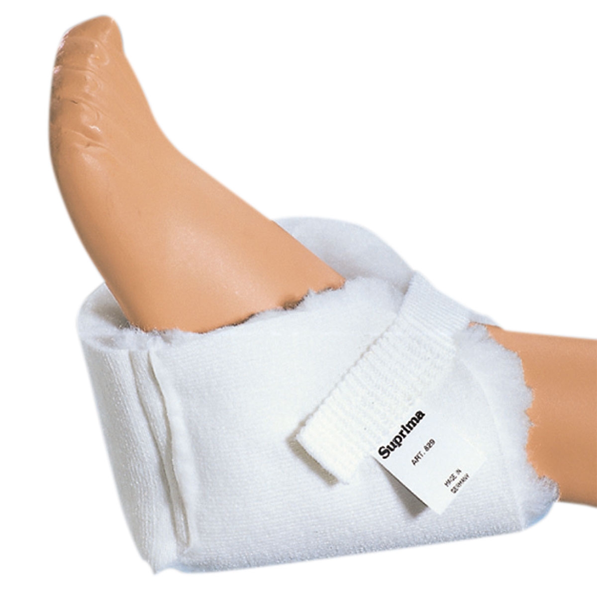 Fersenschoner mit elastischem Klettverschluss