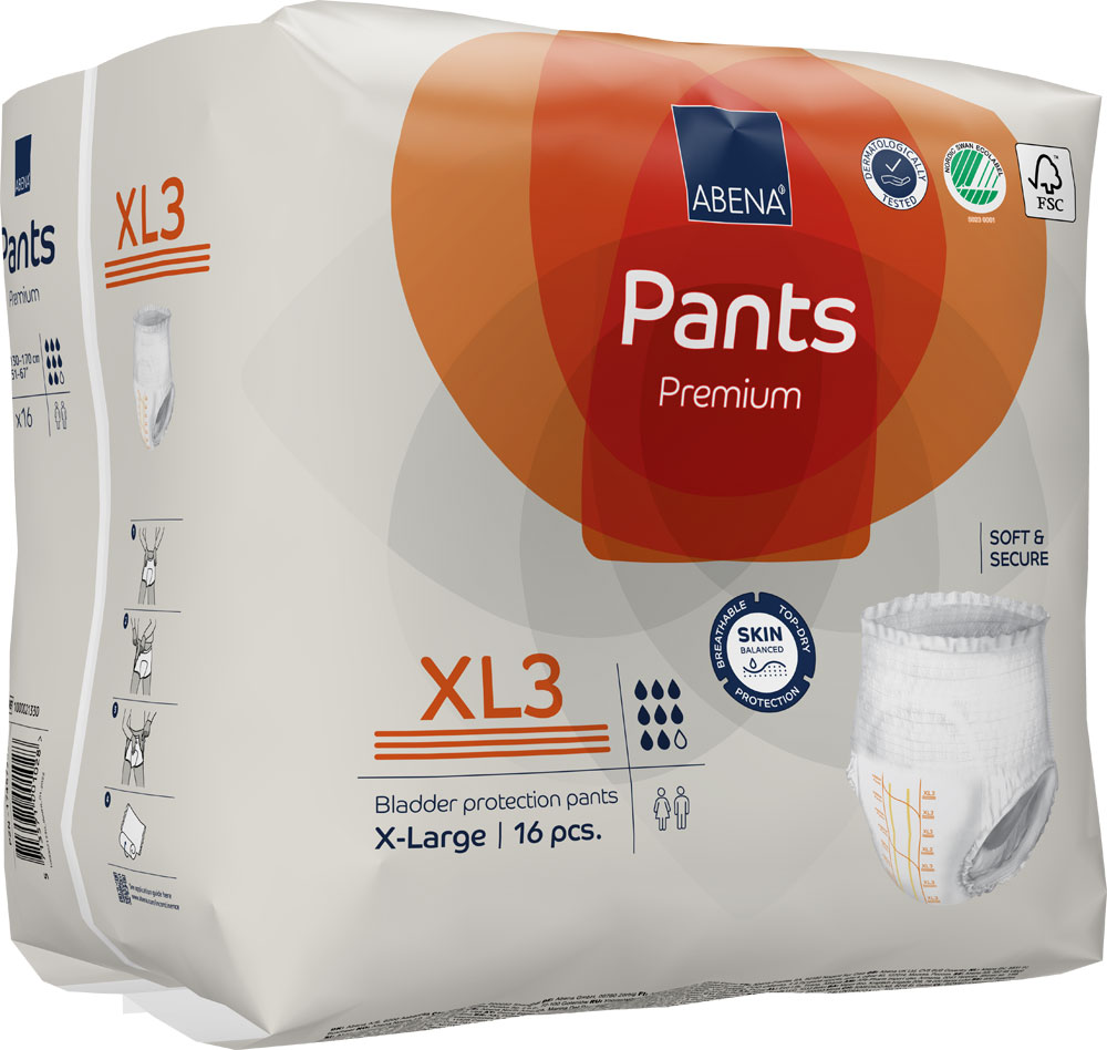 ABENA Pants Premium X-Large (XL3) Saugstärke 3 - 16 St. Packung