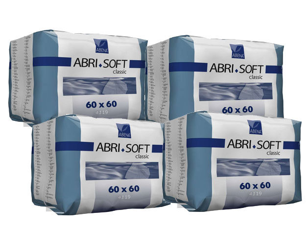 ABENA Abri Soft CLASSIC Betteinlagen 60 x 60cm - 4x25 (100) Stück