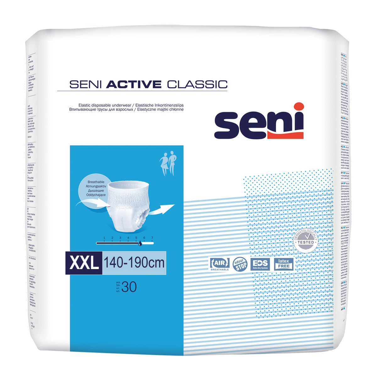 SENI Active CLASSIC - Inkontinenzslip - XXL SENI Active CLASSIC - Inkontinenzslip - XXL - 30 Stück Pack