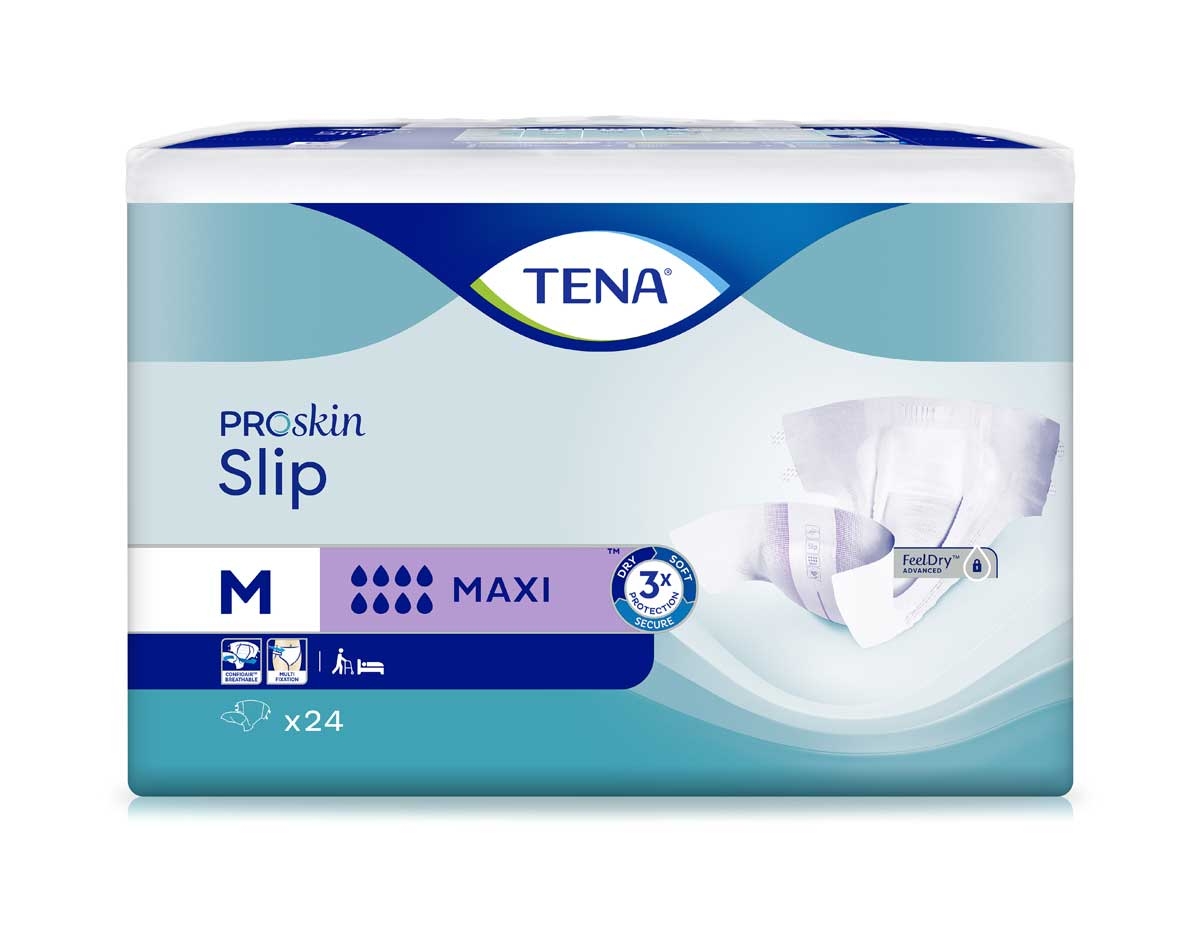 TENA Slip MAXI - saugstarke Windeln - MEDIUM 24 Stück Packung
