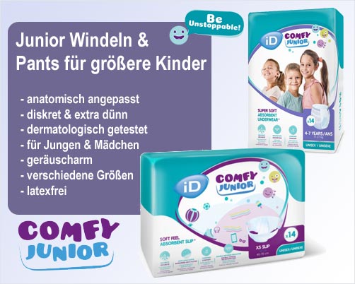 ID Comfy Junior ID Comfy Junior - Pants und Windeln für größere Kinder