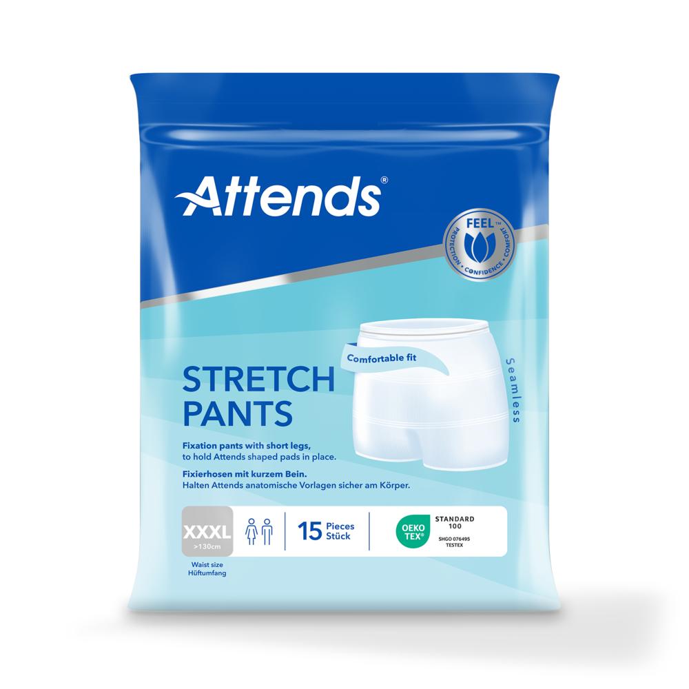 ATTENDS Stretch Pants - Netzhosen mit Beinansatz - 15er Pack - XXXL ATTENDS Stretch Pants - Netzhosen mit Beinansatz - 15er Pack - XXXL