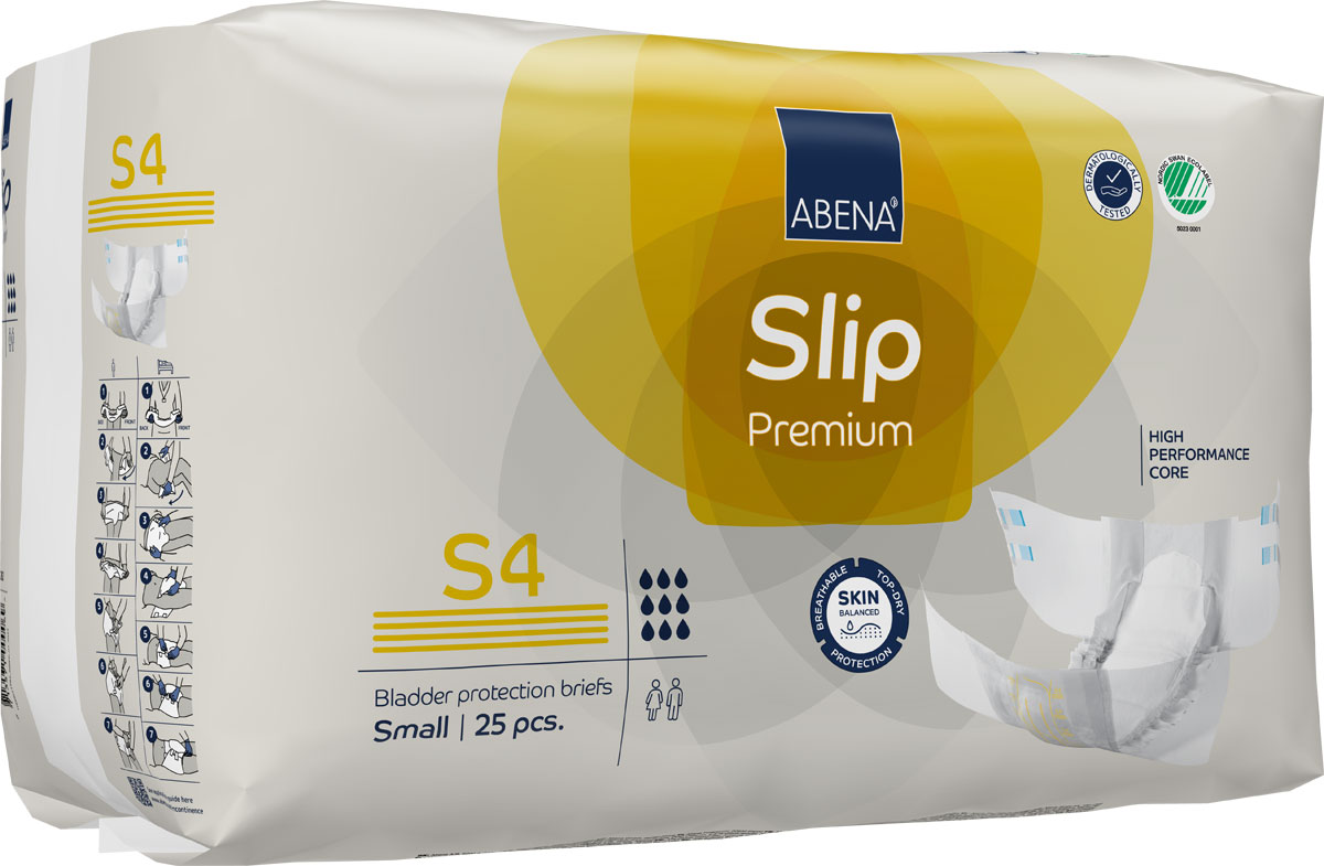 ABENA Slip Premium Gr. S4 - extra saugstarke Windeln  (3x25 Stück)