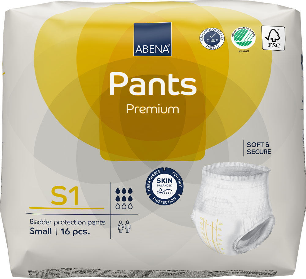 ABENA Pants Premium Small (S1) 6x16 (96 Stück)