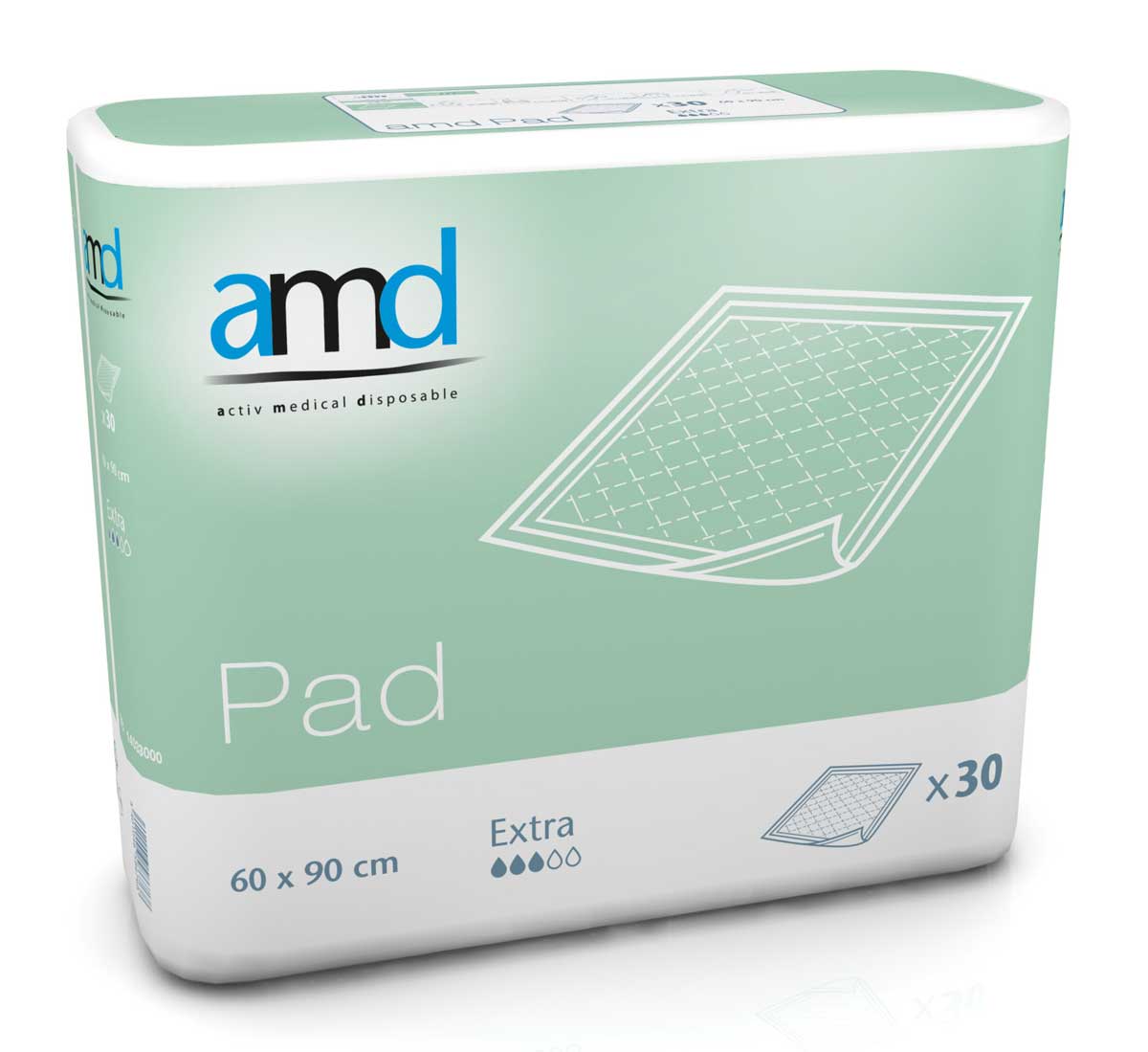 AMD PAD - Inkontinenzauflage - EXTRA - 60 x 90cm - 4x30 St. Karton