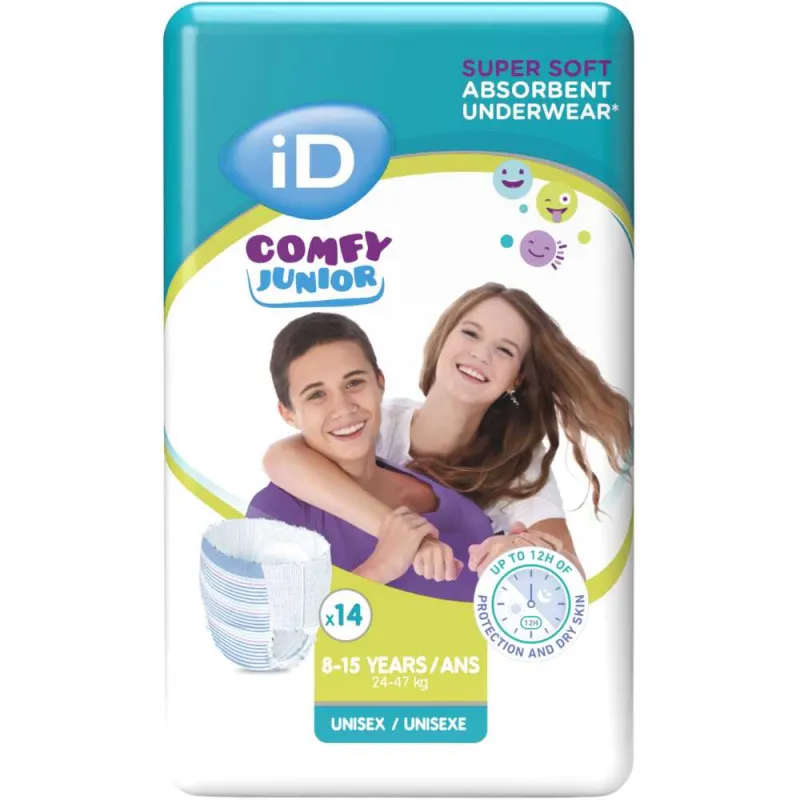 iD Comfy Junior Pants - für Kinder & Jugendliche von 8-15 Jahren - 14 Stück Pack iD Comfy Junior Pants - für Kinder & Jugendliche von 8-15 Jahren - 14 Stück Pack