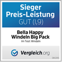 Bella Happy COMFORT Windel BOX - MIDI Gr. 3 (5-9kg) - 144 Stück