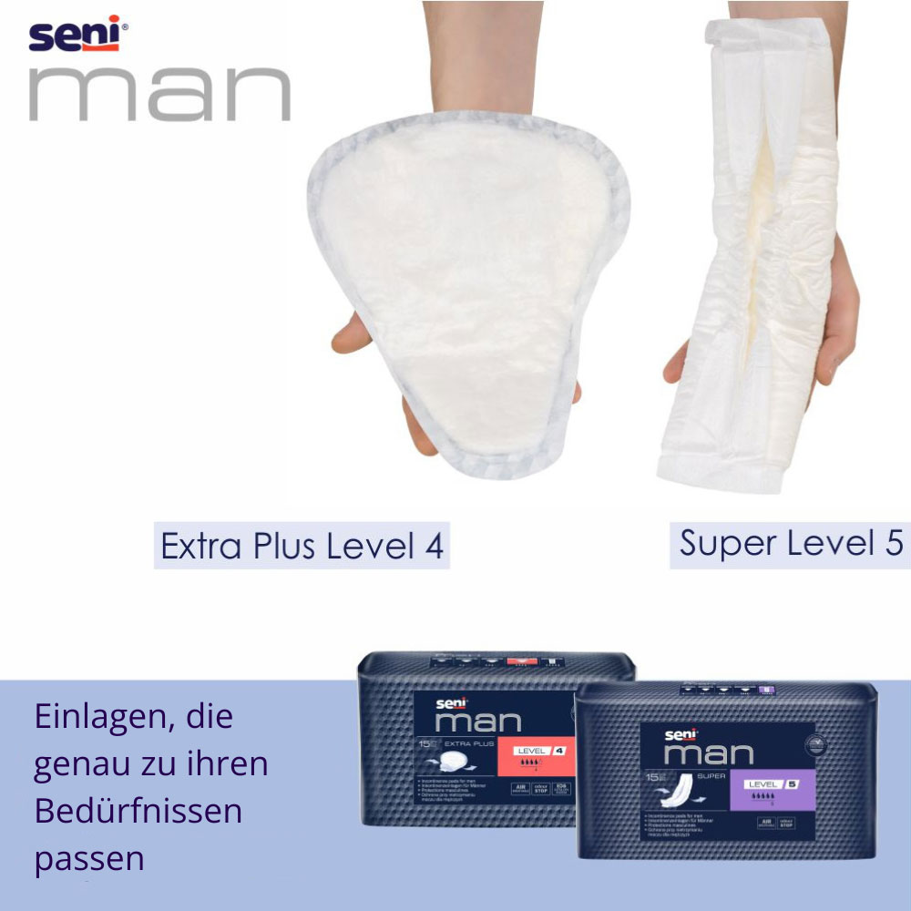 SENI Man SUPER - LEVEL 5 - Herrenvorlagen - 15 Stück Einzelpack