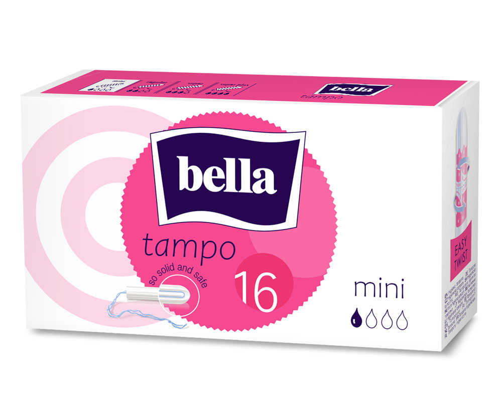 Bella Tampons - Mini - bei leichter Menstruationsblutung - 16er Packung
