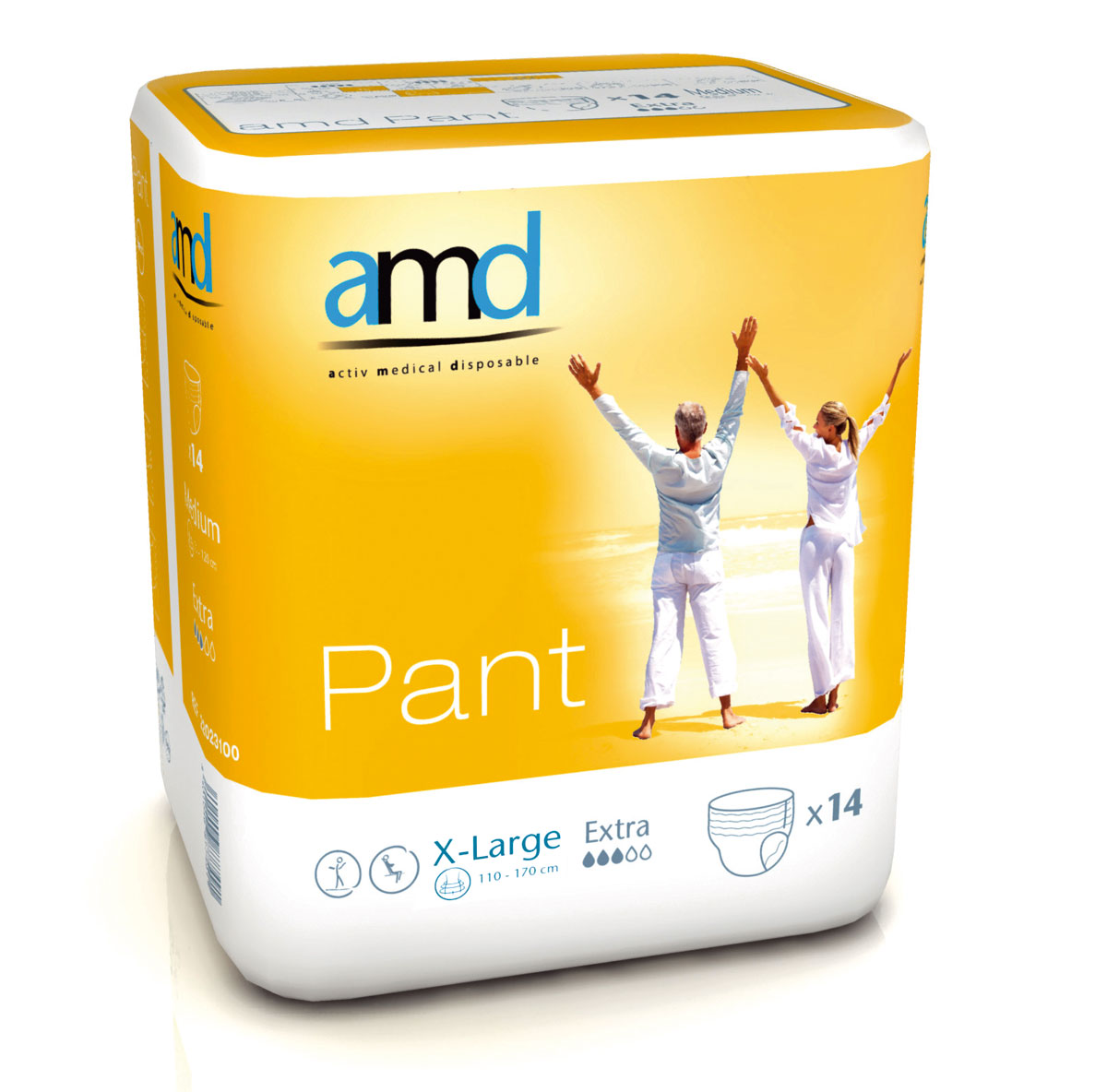 AMD Pant (EXTRA) - Inkontinenzpants - Gr. X-Large (XL) - 6x14 St. Karton