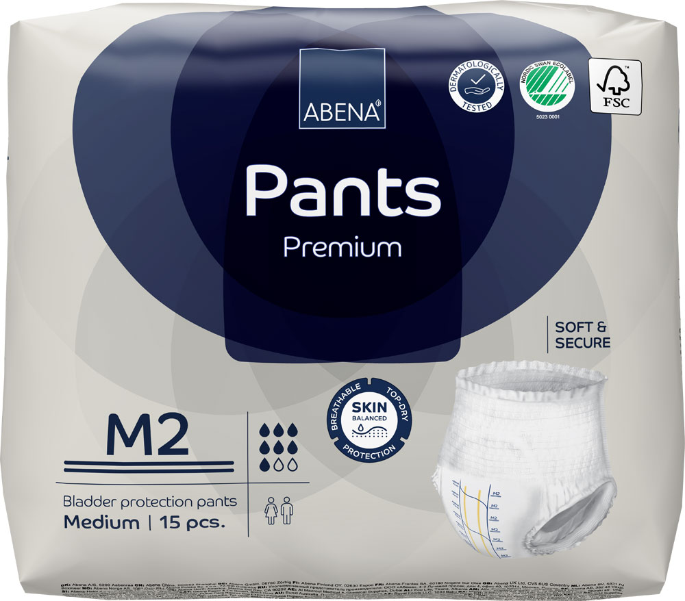 ABENA Pants Premium Medium (M2) Saugstärke 2 - 6x15 (90 Stück)