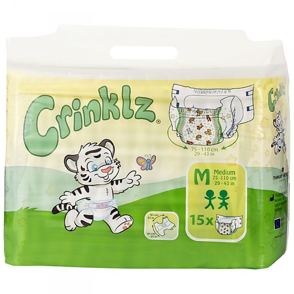 Crinklz Windeln Lage Verpackung - "Crinklz Bärchen"