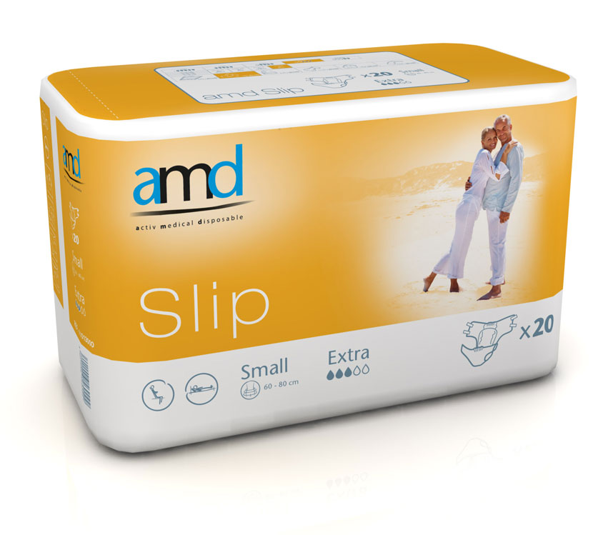AMD SLIP - (EXTRA) - Inkontinenzwindeln - Gr. Small (S) - 20 Stück