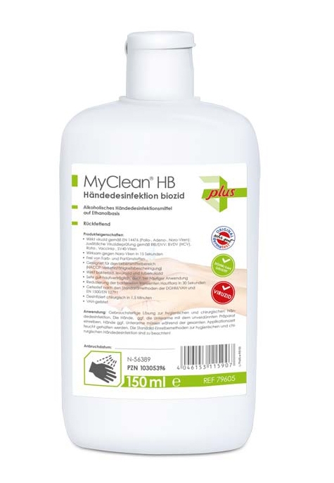 MyClean® Haut & Hände Desinfektion 150ml Taschenflasche