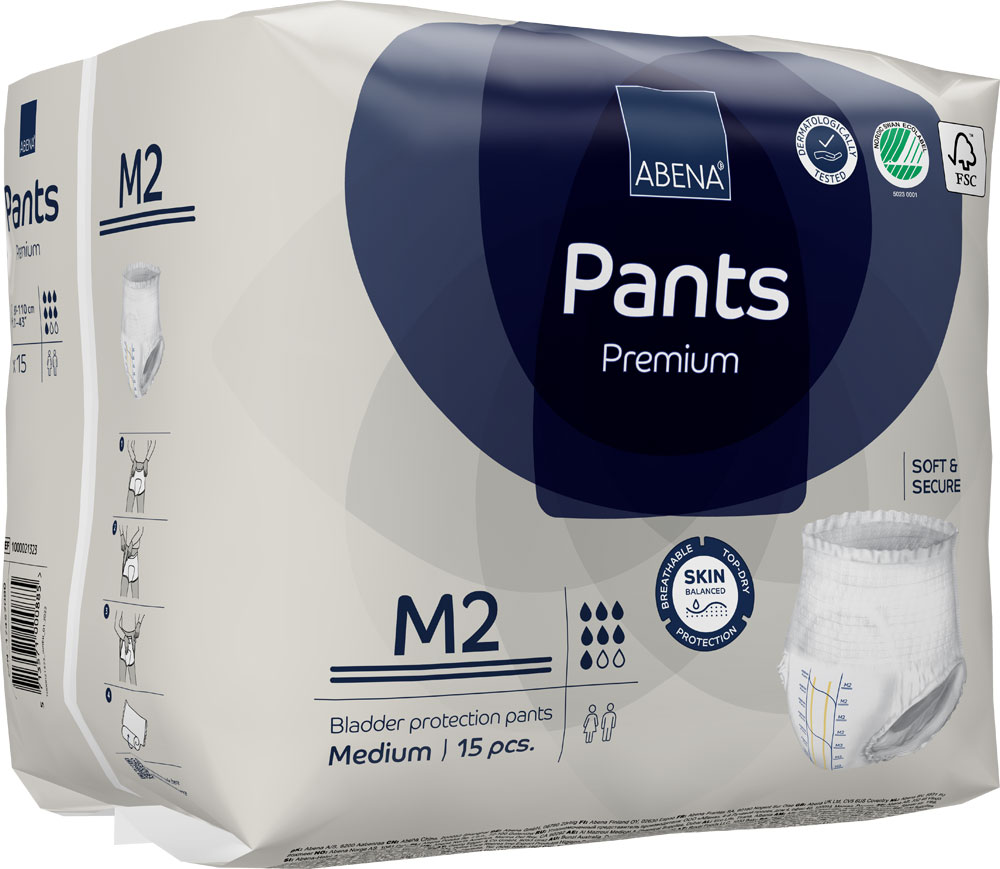 ABENA Pants Premium Medium (M2) Saugstärke 2 - 15 St. Packung