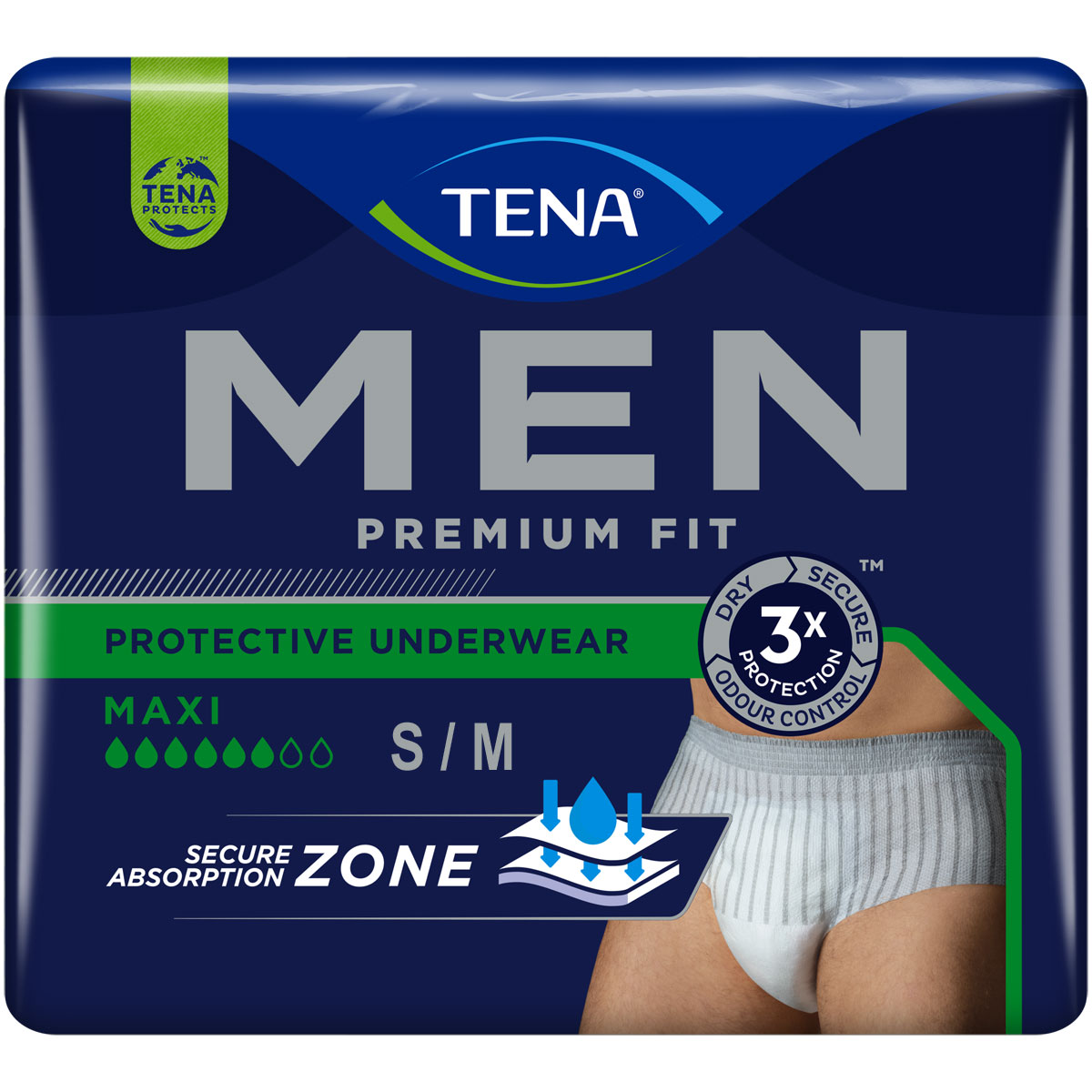 TENA Men Premium Fit - Pants MAXI für Männer Gr. S/M (4x12 St) Vorteilspack