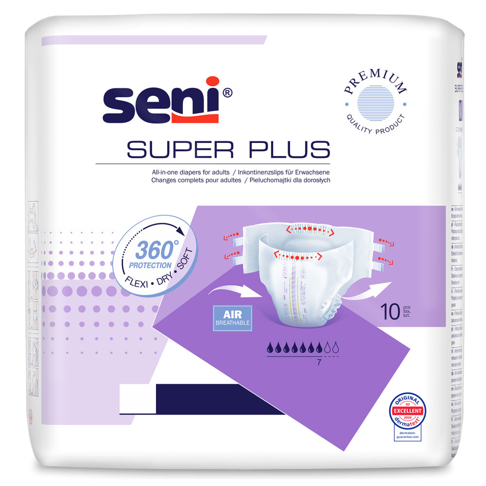 SENI Super PLUS - Prem. Windeln - S | M | L | XL SENI Super PLUS - Prem. Windeln - S | M | L | XL