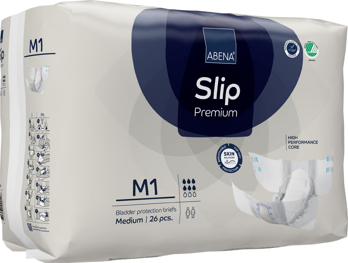 ABENA Slip Premium Gr. M1 - Inkontinenzwindeln  (4x26 Stück)