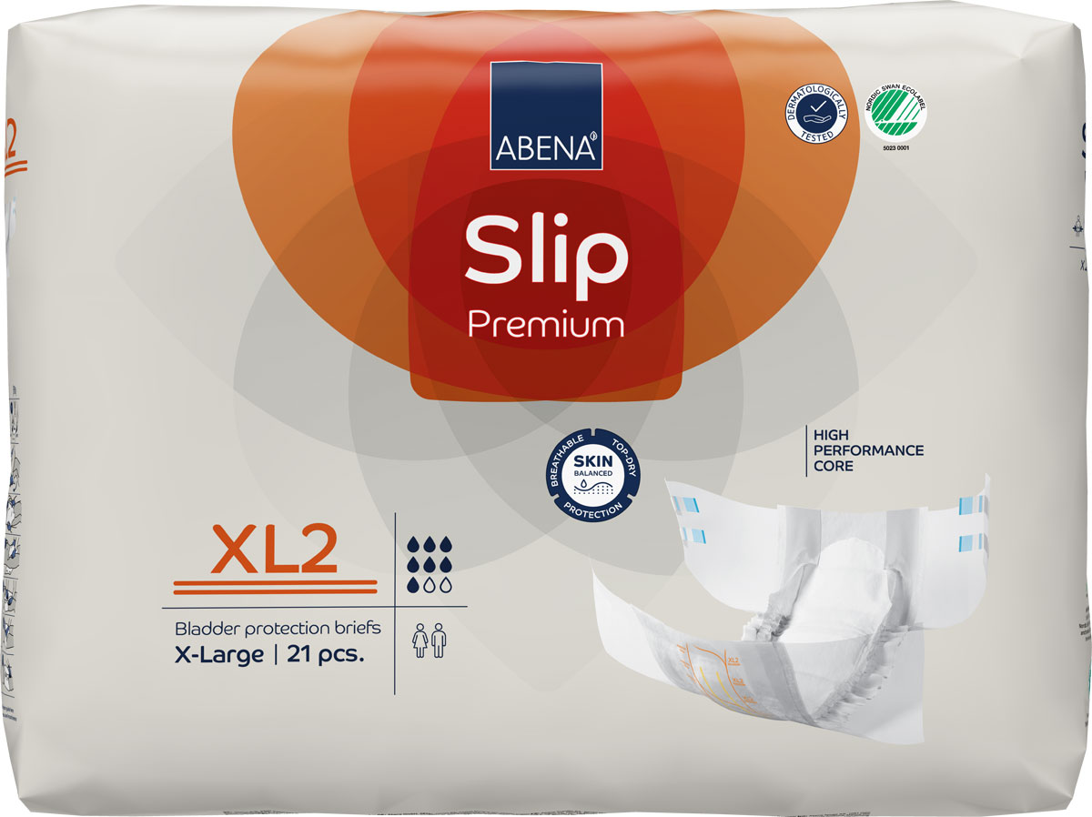 ABENA Slip Premium Gr. XL2 - Inkontinenzwindeln  (4x 21 Stück)