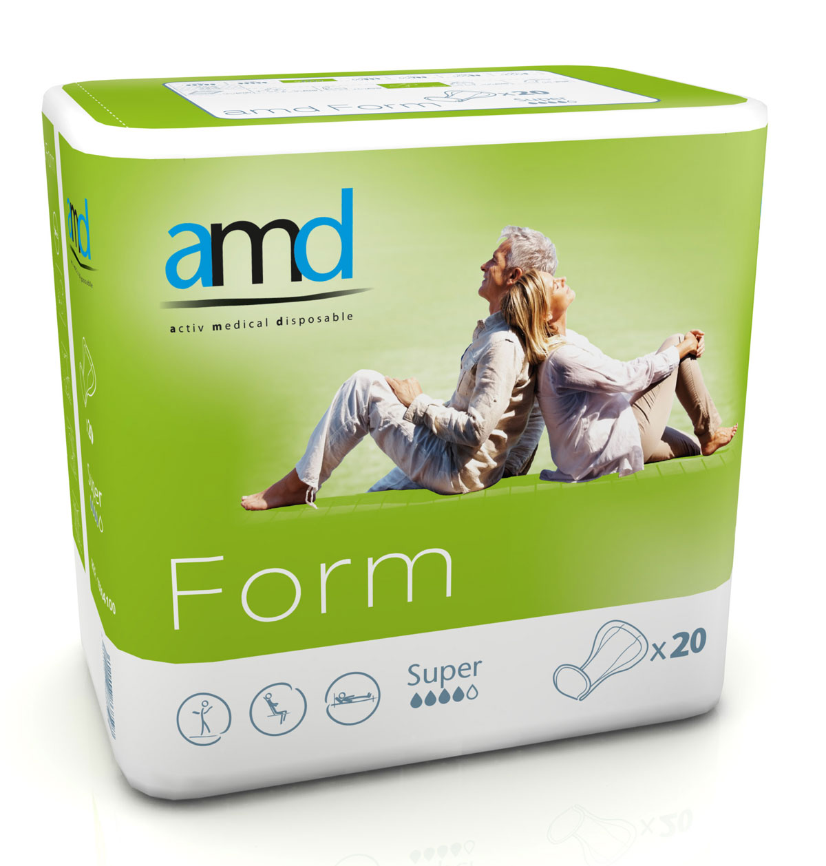 AMD Form - (SUPER) anatomische Vorlagen - 20 Stück Packung