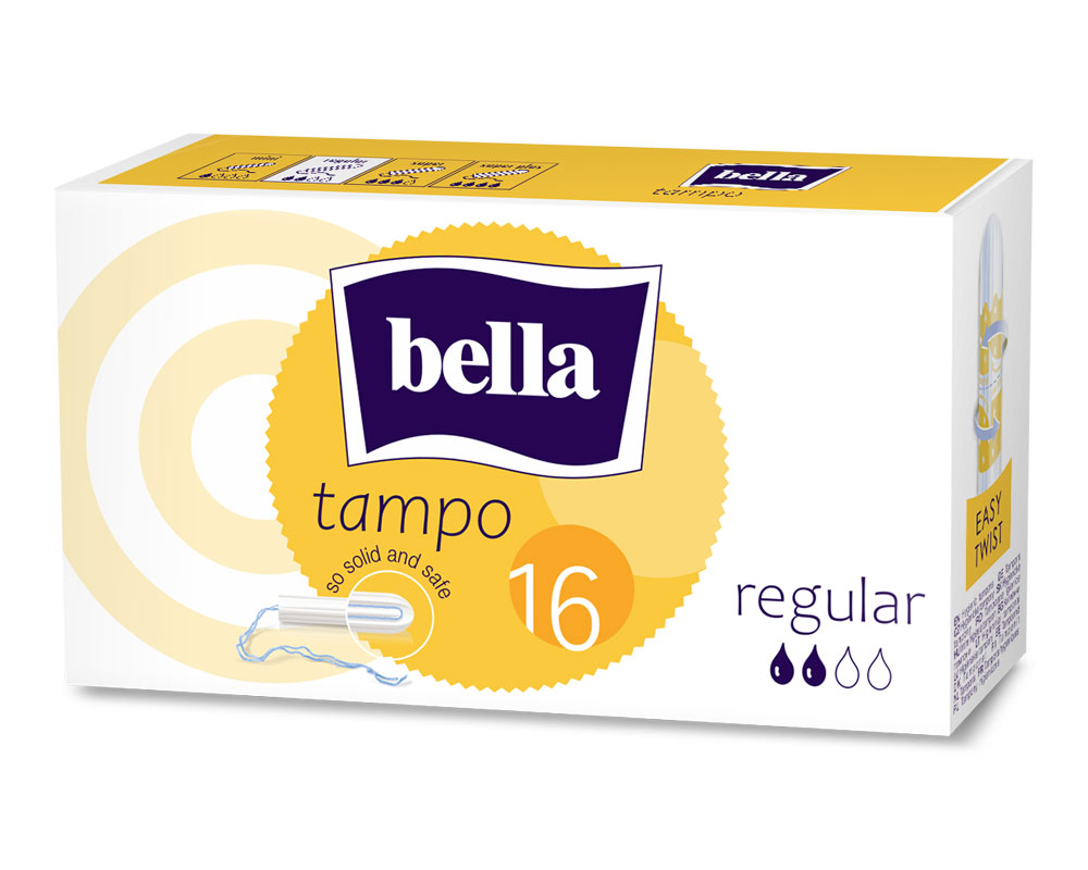Bella Tampons - Regular - bei mittlerer Menstruationsblutung - 16er Packung