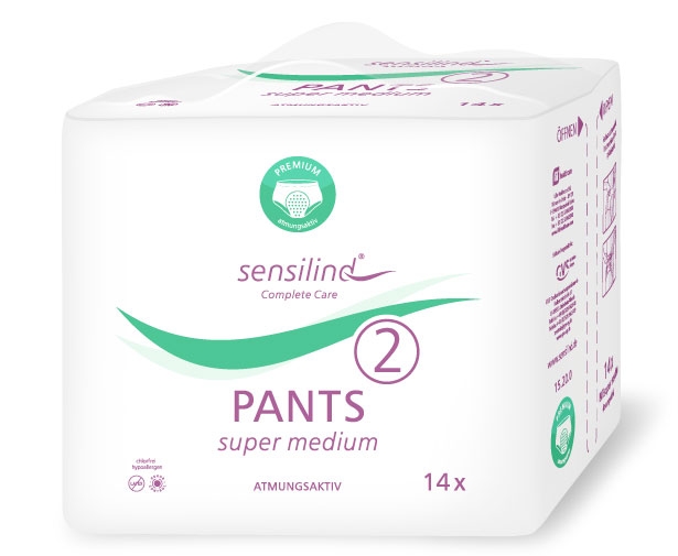 Sensilind Pants "Super" Medium (Gr.2 / M) - Inkontinenzpants - 14 Stück Packung