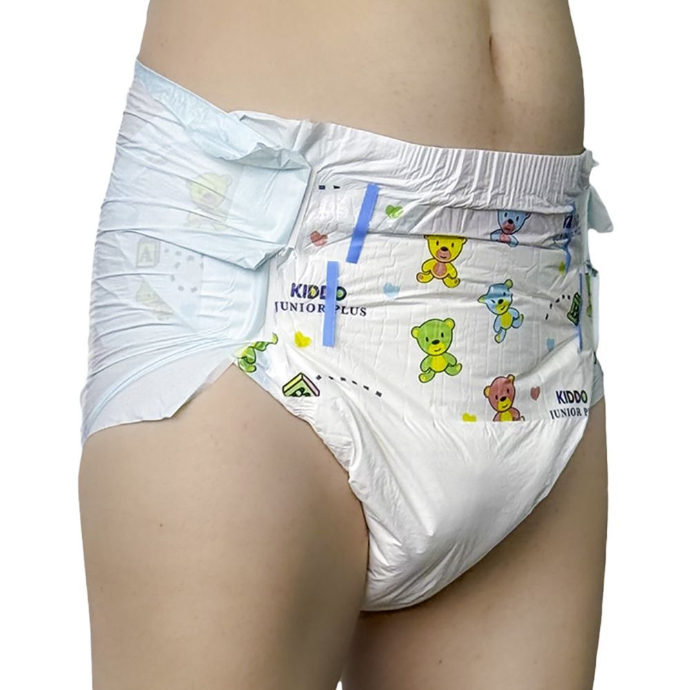 Kiddo Junior MAXI Plus - bunte Folienwindeln für Erwachsene - M | L