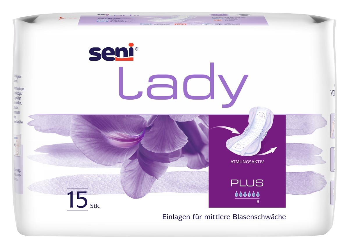SENI Lady PLUS - 950ml Saugleistung - 15 Stück Pack