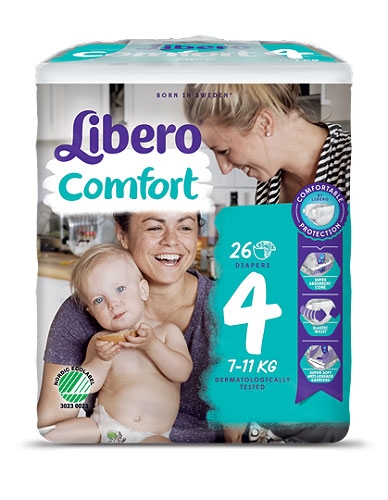 Libero Comfort Fit Gr. 4 Maxi 7-11Kg (26 St. Einzelpack)
