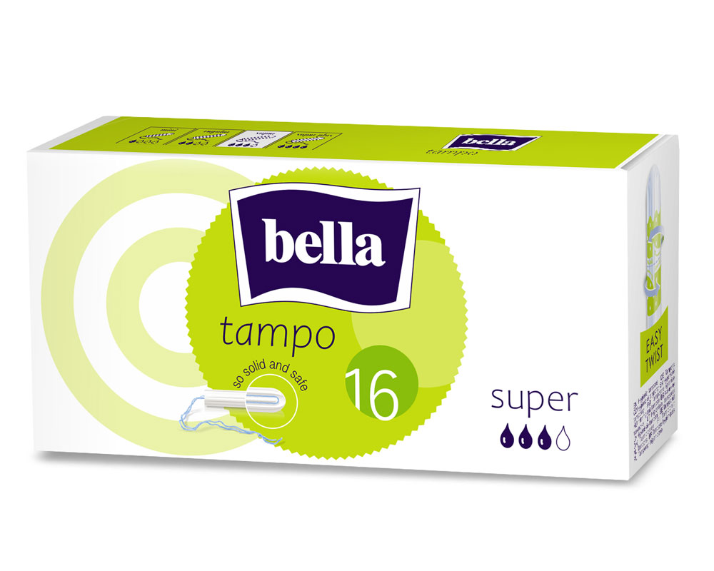 Bella Tampons - Super - bei starker Menstruationsblutung - 16er Packung