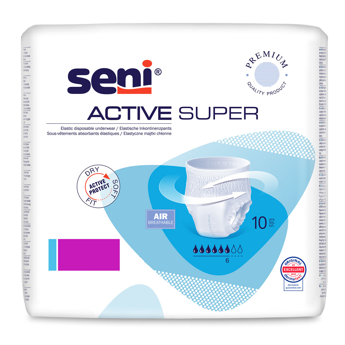 SENI Active SUPER - Inkontinenzslip - S | M | L | XL | XXL