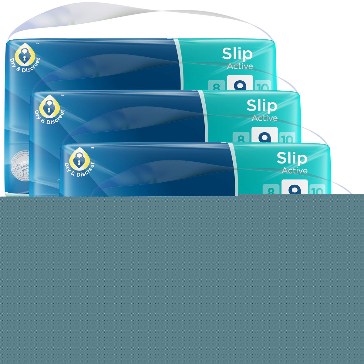 ATTENDS Slip Active 9 - Medium (M) Inkontinenzwindeln 112 (4x28) Stück