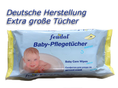 Baby Pflegetücher / Feuchttücher Comfort (80 Stück Einzelpack NF)