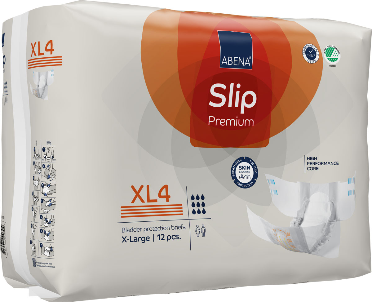 ABENA Slip Premium Gr. XL4 - extra saugstarke Windeln  (12 St. Einzelpack)